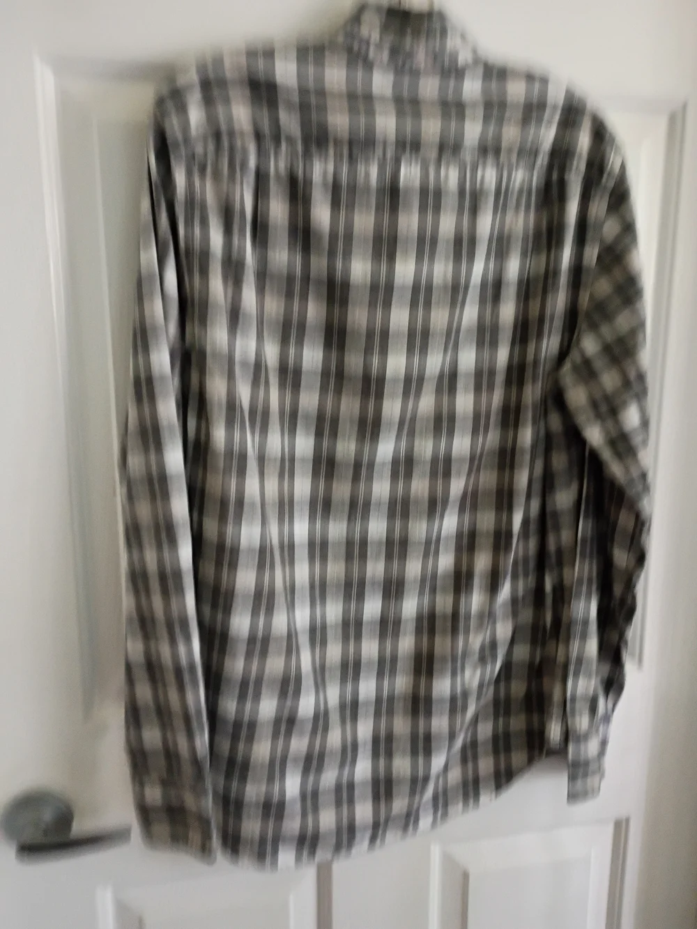 Gray Plaid Button-Down Men's Shirt.   J Crew